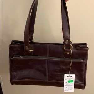 Brown Genuine Leather Purse (new)